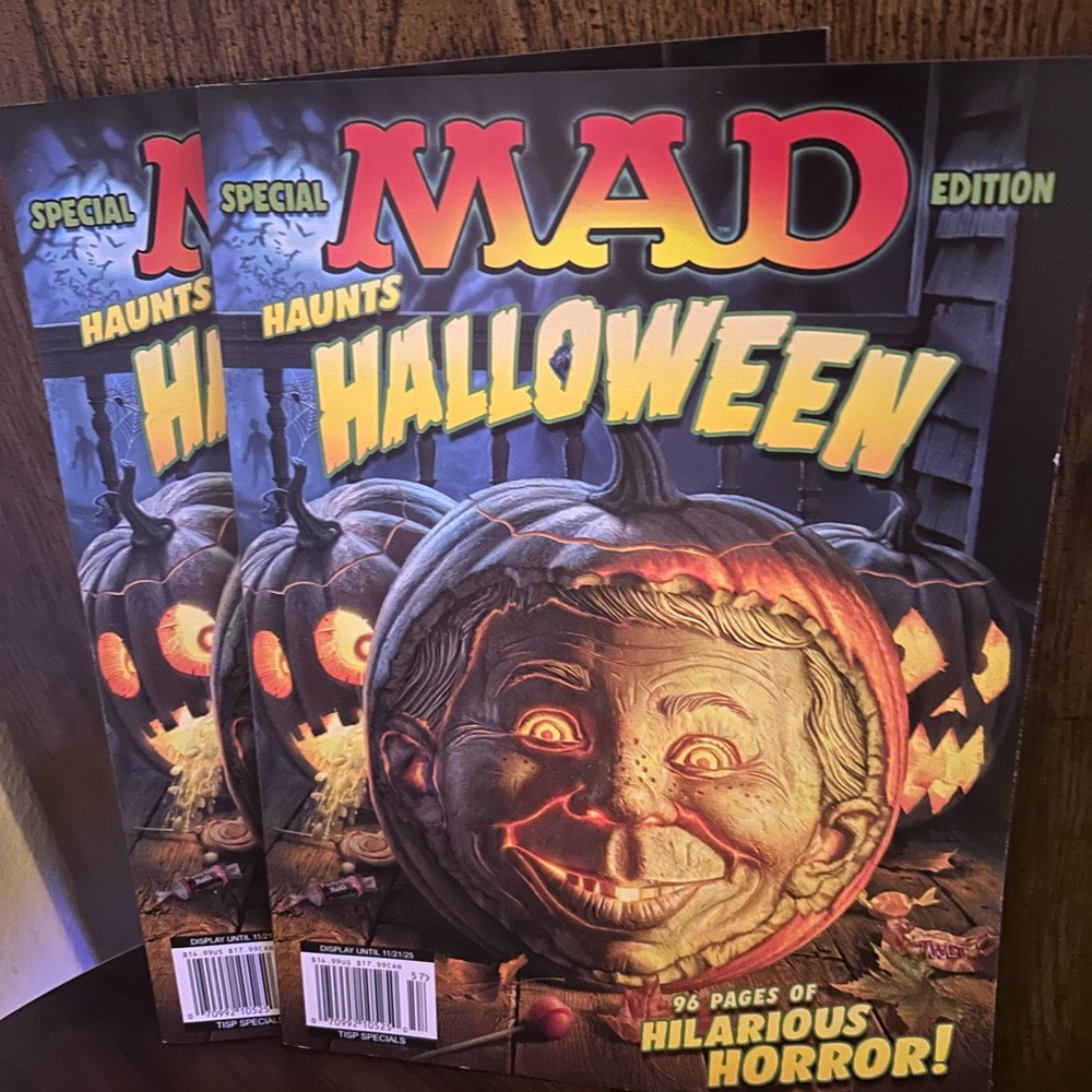 Set of two MAD Halloween Special Edition Magazine!